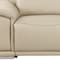 Homeroots 76in Cream and Silver Italian Leather Power Reclining Loveseat 720512 - alternate 6