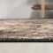 Jonathan Y Chapell Chenille Traditional Medallion Non-Slip Machine-Washable Black/Terra 4 ft. x 6 ft. Area Rug WSH203A-4 - alternate 5