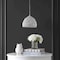 Jonathan Y Campana 10.25" 1-Light Bohemian Modern Woven Rope/Iron LED Pendant, White JYL6513A - alternate 6