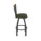 Holland Bar Stool Co Eleanor 30in Swivel Bar Stool with Pewter Finish, Medium Back and Canter Pine Seat 880 - alternate 4