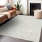 Homeroots 9' X 12' Ivory And Silver Southwestern Washable Indoor Outdoor Area Rug 593694 - alternate 7