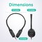 Venturex 3.5mm Kids Learning Stereo Phone & Computer Headphone, Black K22 - alternate 7