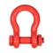 Mytee Products 1-1/2 inAnchor Shackle Forged Carbon Steel w/Safety Screw Pin 34,000lbs WLL, 2PK SHACKLE-ANCHOR-BT-112x2 - alternate 5