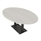 Skutchi Designs Oval Conference Table With Power Unit, 48 in W, 72 in L, Ivory HAR-OVL-48X72-DOU.BK-K458-NA - alternate 1