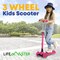 Lifemaster Kids 3-Wheel Scooter with LED Wheels, Adjustable Handlebar, Indoor/Outdoor Pink, 1 Count LIFSCTPIK - alternate 6