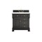 James Martin Vanities Brookfield 36 in. Single Vanity, Black Onyx w/ 3 CM Arctic Fall Solid Surface Top 547-V36-BKO-3AF - alternate 1