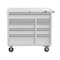 Viper Tool Storage Premium Series 41-Inch 9-Drawer Rolling Tool Cabinet with Butcher Block Top and Vise Mounting Plate V412409WHR - alternate 1