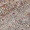 Homeroots 8' Gray Tan And Terra Cotta Round Floral Washable Indoor Outdoor Area Rug 606202 - alternate 3