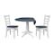Whitewood Industries Extension Dining Tables, 45 in L, 38 in H, Parawood, 3 Piece Set K05-42DPT-27-C617-2 - alternate 6