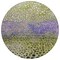 Homeroots 8' Green Purple And Black Round Abstract Washable Indoor Outdoor Area Rug 603091 - alternate 5