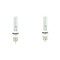 Bulbrite KX Dimmable T3Mini-Candelabra Screw Base E11 Clear Light Bulb, 2 PK 861114 - alternate 1