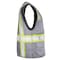 Dome75 Hi-Vis Safety Vest SM/MD Class Non-ANSI/Enhanced Visibility , Zipper 6 Pockets, 2 Mic Tab DV2183 - alternate 5