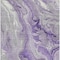 Homeroots 5' X 8' Purple And Ivory Abstract Washable Indoor Outdoor Area Rug 617603 - alternate 4