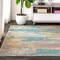 Jonathan Y Contemporary POP Modern Abstract Vintage Waterfall Blue/Brown/Orange 8 ft. x 10 ft. Area Rug CTP106A-8 - alternate 6