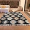 Homeroots 8' X 10' Black Ivory And Taupe Southwestern Washable Indoor Outdoor Area Rug 615119 - alternate 4