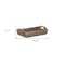 Homeroots Dark Brown Finish Wood Serving Tray With Handles 379869 - alternate 3