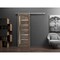 Sartodoors Sturdy Barn Door Oak 24x80 Solid Core Modern Interior QUADRO4088BD-S-AKA-24 - alternate 1