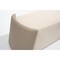 Homeroots 58in Taupe and Light Gray Boucle And Faux Leather Upholstered Bench 714185 - alternate 5