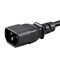 Monoprice SVT; SJT Extension Cord, 18 AWG, Indoor, 18/3, 1 Outlets, IEC 60320 C13, Black, IEC 60320 C14, 4 ft 27293 - alternate 6