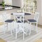 Whitewood Industries Extension Dining Tables, 45 in L, 38 in H, Parawood Top K05-42DPT-6B-S61334 - alternate 3