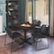 Regency Square Kobe Breakroom Table W/ 4 Zeng Stack Chairs, 36 in W, 36 in L, Neo Walnut TKB3636NW44BK - alternate 8