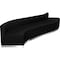 Flash Furniture 3 pcs. Living Room Set, 25-1/4" to 41-1/2" x 27", Upholstery Color: Black ZB-803-850-SET-BK-GG - alternate 1