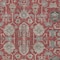 Homeroots 5' X 8' Red Beige And Charcoal Oriental Washable Indoor Outdoor Area Rug 582129 - alternate 4