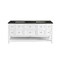 James Martin Vanities Breckenridge 72" Double Vanity, Bright White, w/ 3 CM Phantome Eclos Top 330-V72-BW-3PHT - alternate 4