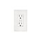 Leviton 15 Amp 125-Volt Duplex Self-Test SmartlockPro Tamper Resistant AFCI/GFCI Dual Function Outlet, White AGTR1-W - alternate 2