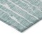 Homeroots 8' X 10' Teal Blue And Ivory Abstract Washable Indoor Outdoor Area Rug 588519 - alternate 6