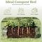 Pure Garden Galvanized Raised Garden Bed 21" L x 9.75" W x 5.5" H Raised Garden Beds Hexagonal Planter Box 50-193 - alternate 6