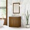 James Martin Vanities Bellshire 36" Single Vanity, Honey Oak w/ 3 CM Victorian Silver Silestone Top 660-V36-HNO-3VSL - alternate 6