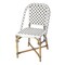 Homeroots White And Brown Faux Rattan Dining Chair 389600 - alternate 1