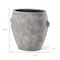Homeroots 24" Gray Ceramic Amphora Floor Vase 608587 - alternate 4