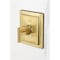 Kingston Brass Single-Handle Pressure Balanced Shower Faucet, Brushed Brass KB8657CQLSO - alternate 4