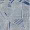 Homeroots 3' X 5' Denim Blue Gray And Ivory Geometric Washable Indoor Outdoor Area Rug 594773 - alternate 5