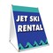Signmission Jet Ski Rental, 36 Inch x 24 Inch A-frame Yard Sign, Plastic Sign SBC-2436-Jet Ski Rental - alternate 1