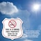Signmission No Smoking Shield Sign This Is A Smoke F, 12 inch X 12 inch, Plastic Sign, 2PK SHI-P-2PACK-12-402 - alternate 6