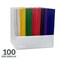 C-Line Products 8-1/2" x 11" Assorted Two-Pocket Paper Portfolio Folder with Prongs, 100EA/+DS 05320-DS - alternate 6