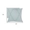 Homeroots Set of Two Blue Diamond Cotton Throw Pillow With Fringe, 2PK 554592 - alternate 6