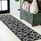 Jonathan Y Tumbling Blocks Modern Geometric Black/White 2 ft. x 8 ft. Runner Rug SEU101A-28 - alternate 1