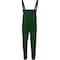 Ironwear Polyester/PU Chemical Resistant Bib Overalls with No Fly, Green, 2X-Large 9573-G-2XL - alternate 1