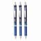 Pentel EnerGel RTX Deluxe Gel Pen, Retractable, Fine 0.5 mm, Blue Ink, Blue/Silver Barrel, 3PK BLN75BP3C - alternate 4