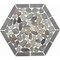 Daltile Pebble Oasis Natural Stone Framed Hexagon Pebble Mosaic 11in x 10in in Tumbled Coastal, 17PK PB46FRMHXPBMSTM - alternate 4