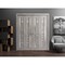 Sartodoors Sliding Closet Double Bi-fold Doors Grey Solid Core Modern Interior QUADRO4088DBF-NEB-96 x 96 (4* 24x96) - alternate 4
