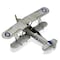 Homeroots 5" Blue and Gray Metal Hand Painted Model Airplane Tabletop Sculpture 489459 - alternate 1
