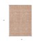 Homeroots 8' X 10' Copper And Beige Floral Washable Indoor Outdoor Area Rug 582341 - alternate 7