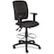 Boss Multi-Function Fabric Drafting Stool W/ Adjustable Arms B1636-BK - alternate 1