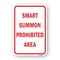 Signmission Smart Summon, Heavy-Gauge Aluminum Rust Proof Parking Sign, 18" H, A-1824-24729 A-1824-24729 - alternate 1