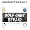Signmission Golf Cart Repair, 48 Inch x 120 Inch, Vinyl Banner B-120-30676 - alternate 3